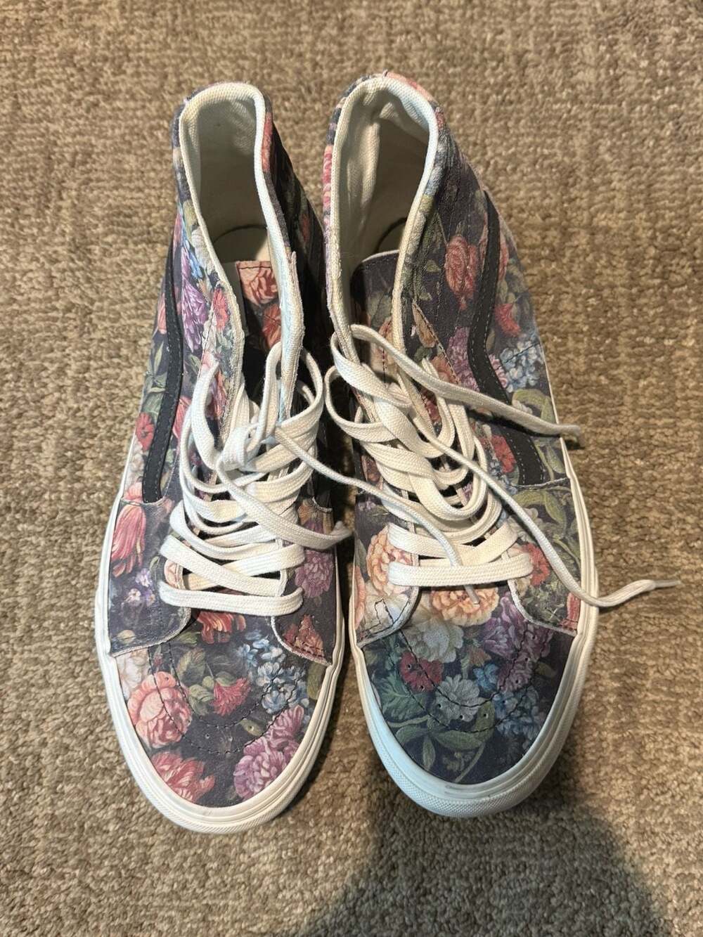 Vans Sk8-Hi Tapered Moody Peony Floral Print High Top Sneakers - Picture 8 of 8